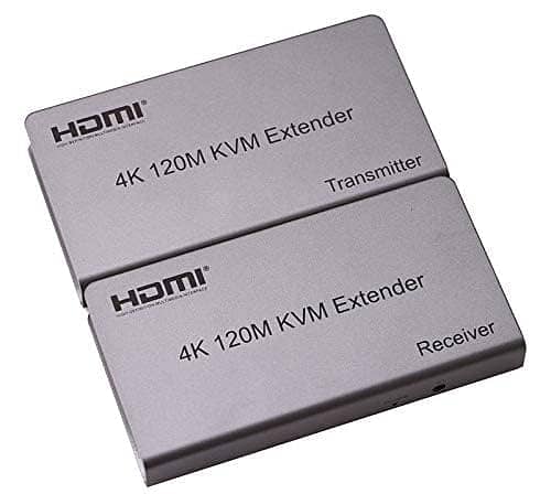 4K 120M HDMI KVM Extender Extension RJ45 Ethernet Cat6 Converter TX RX 0