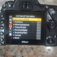 Nikon d7500 with lens