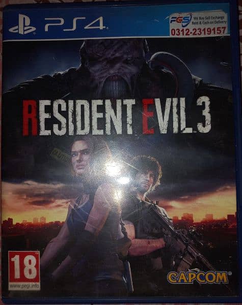 resident evil 3 ps4 game 0