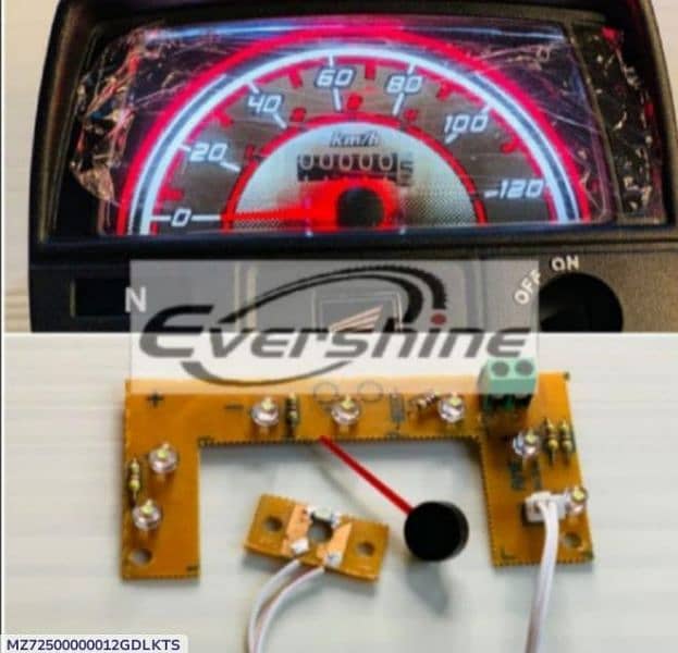 speedometer glowing kits LED with Needle CD70 1