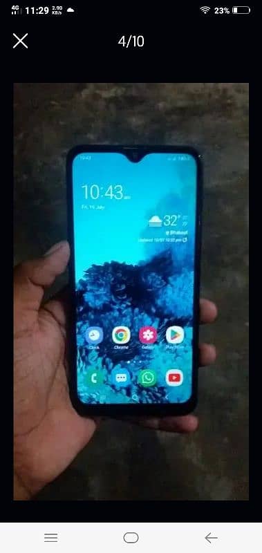 Samsung a10s 10/9 full original 2