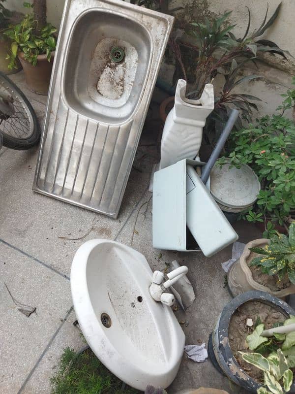 wash basen, sink , commode 2