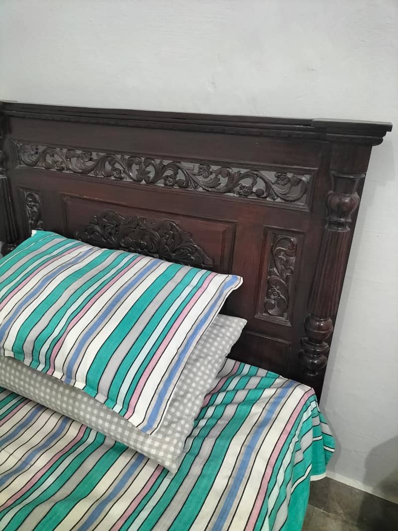 Chinioti Pure wood single beds 1