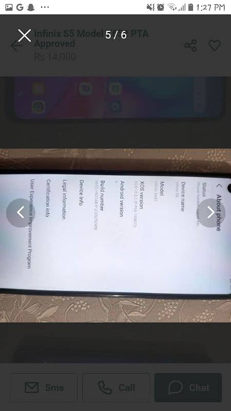 Infinix S5 || 4 RAM. 64 ROM. 3