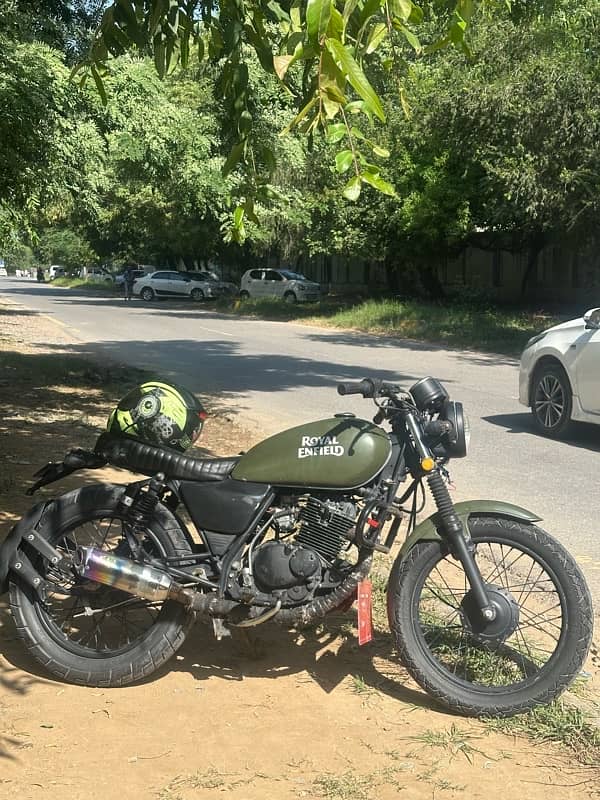 GS150 Modified into Royal Enfield Bullet 2