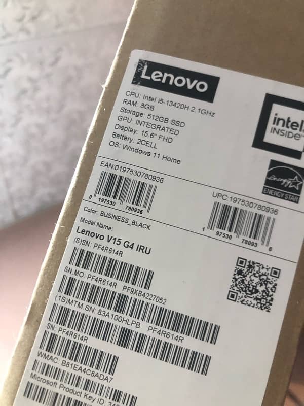 Lenovo new box pack inactive 0