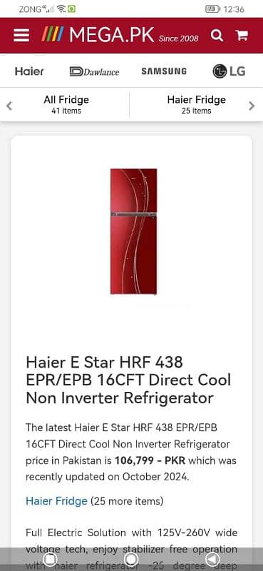 Refrigerator for Sale 1