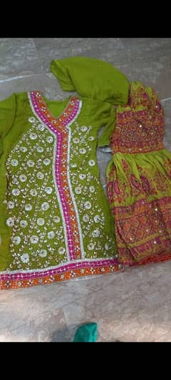 mehndi dress