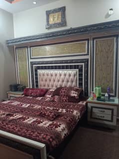 king size double bed and dressing+Jholla