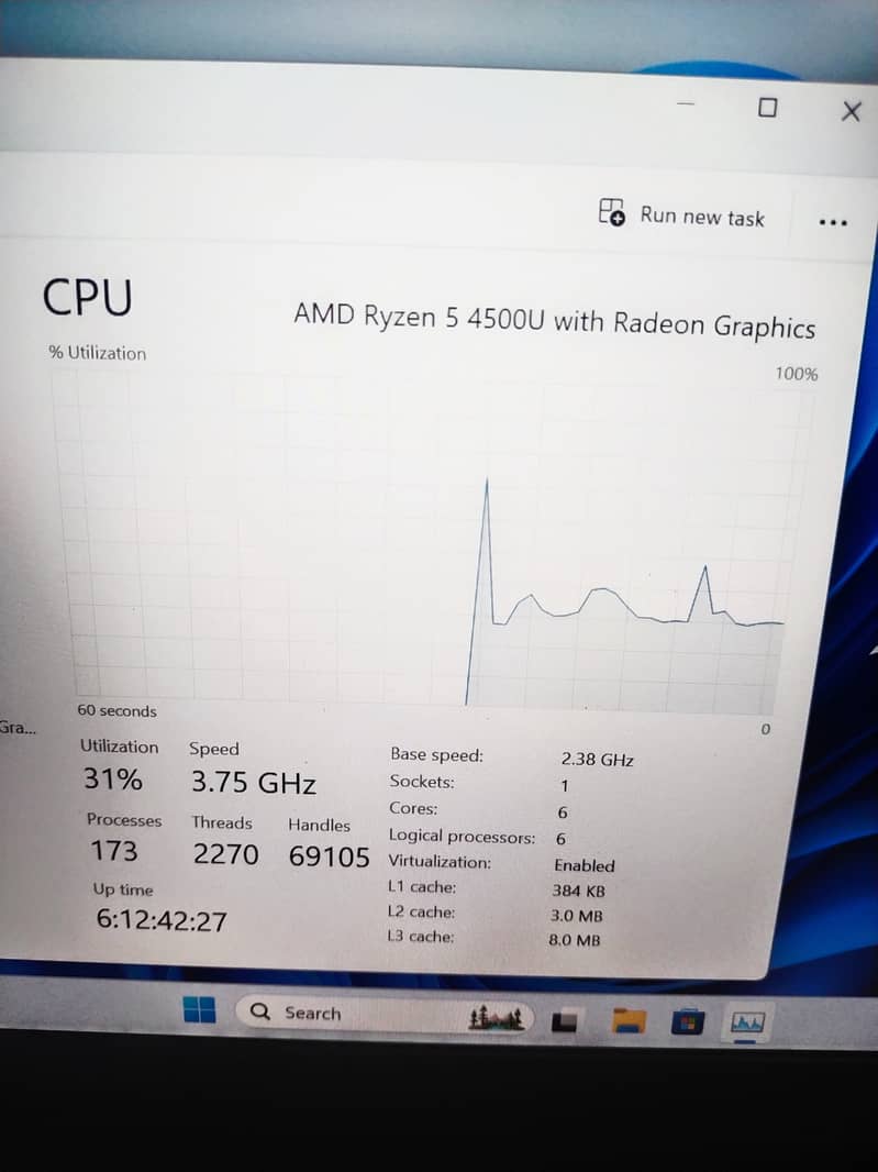 LENOVO E14 G2 (Mfg: 2022) Ryzen 5-4500U 2GB dedicated AMD Graphic Card 3