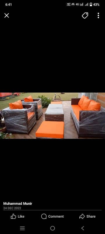 outdoor Rattan furniture Rattan sofa seat Rattan chairs 3