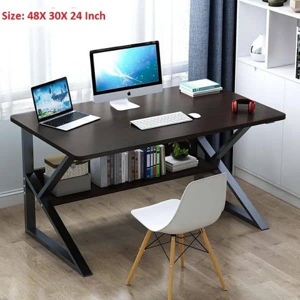 Laptop Table Study Table Black Metal 1