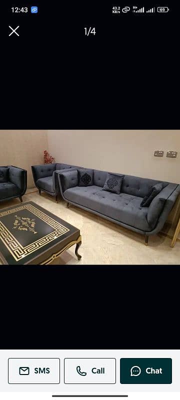 sofa set | Wooden sofa | Velvet sofa | Luxury sofa  | 6 sofa  |modren 5