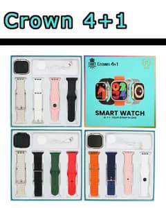 Smart Watch Crown 4+1 with HD full display.