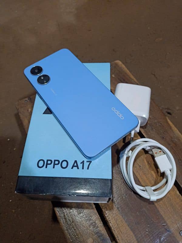 Oppo A17 6/128 box changer Sath hai 10 by 10 1