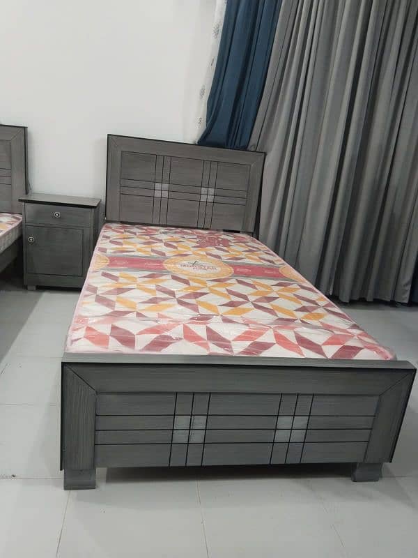 Single Bed / Wooden Bed Single / Versace Simple Designs / Furniture 1