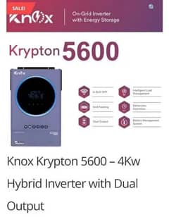 Knox krypton 5600 hybrid Inverter