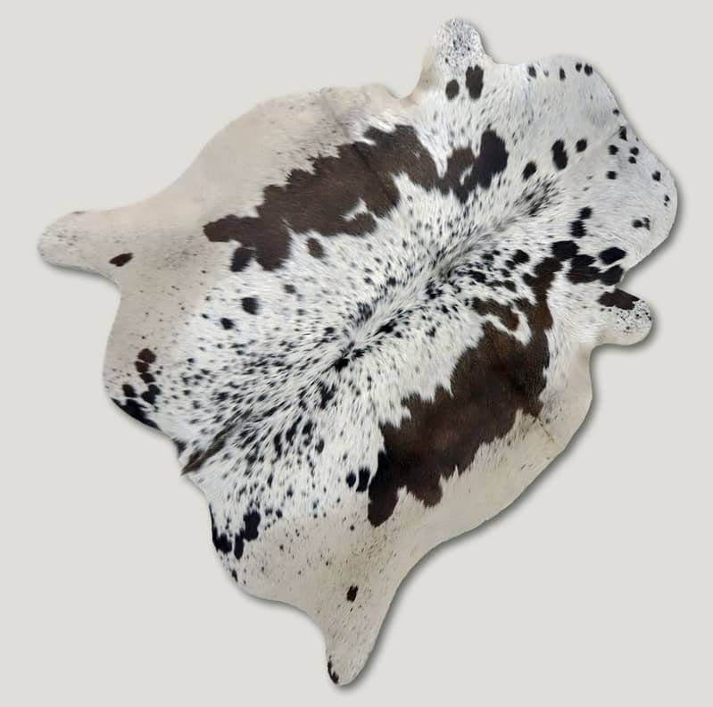 Speckled Brown & White Cowhide Rug A030 by Thehidehoof. com 4