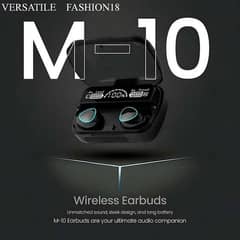 M10 TWS Wireless Bluetooth Earbuds