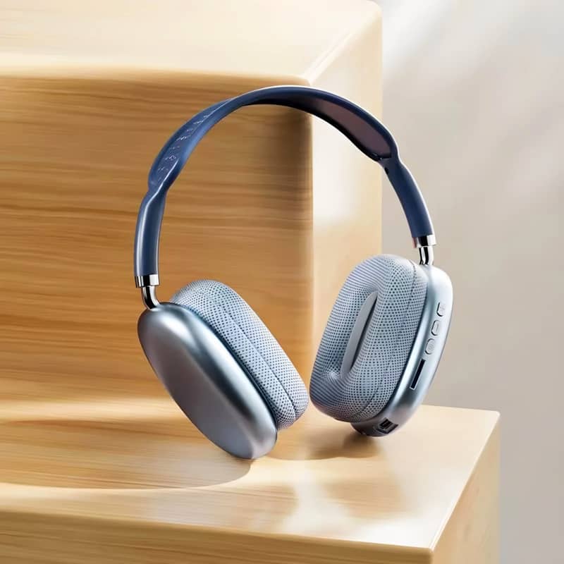 P9 Wireless Bluetooth Headphones: Act-Noise Cancellation, Built-in Mic 1