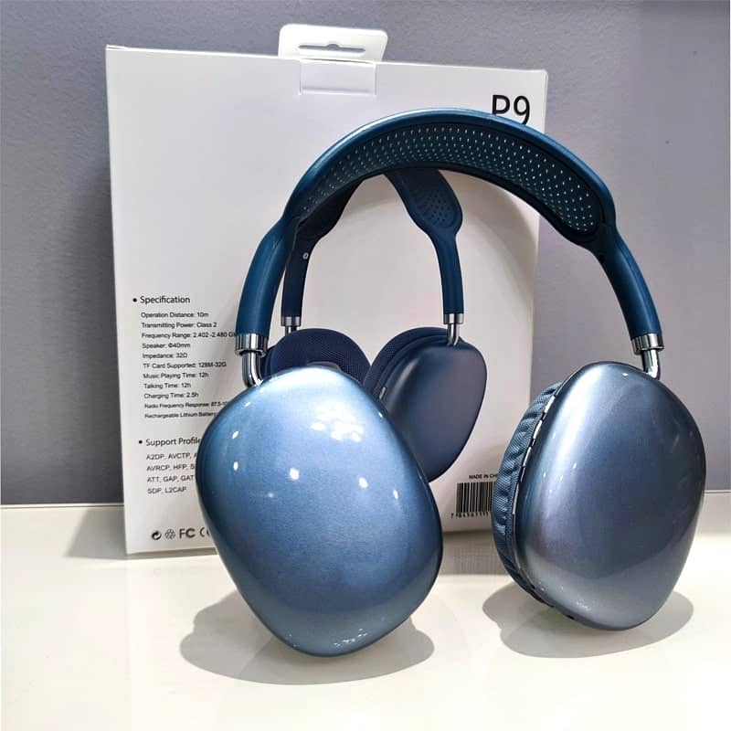 P9 Wireless Bluetooth Headphones: Act-Noise Cancellation, Built-in Mic 7