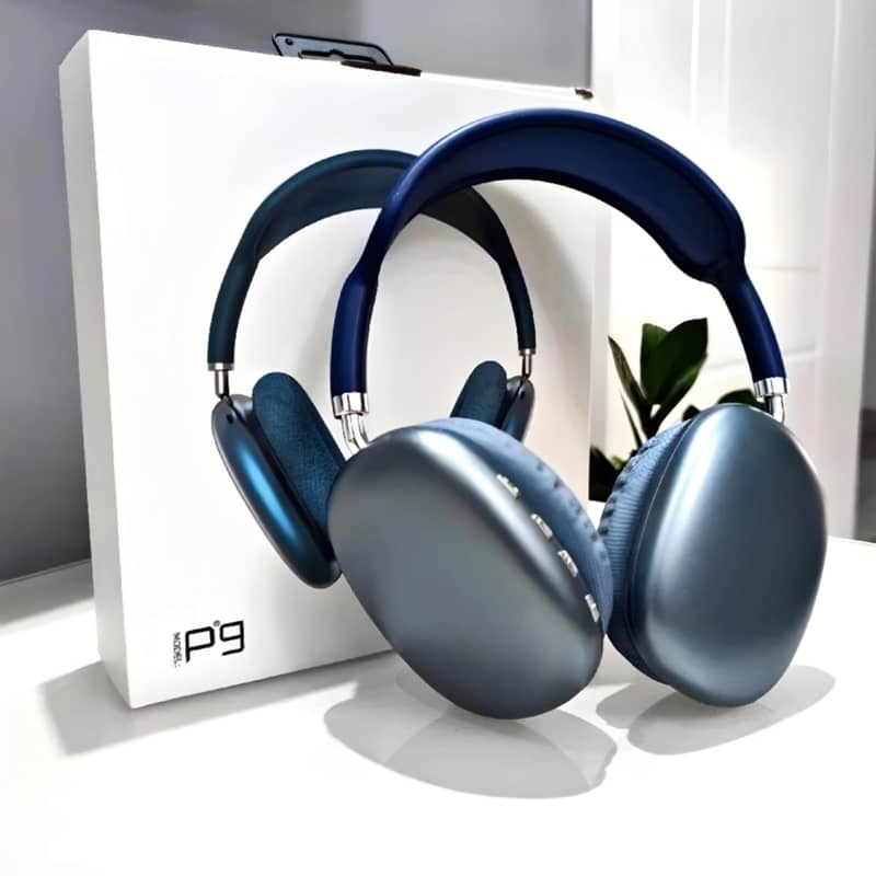 P9 Wireless Bluetooth Headphones: Act-Noise Cancellation, Built-in Mic 8