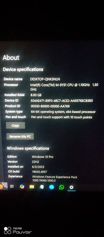 Toshiba Portege720t-B detachable tablet laptop 4