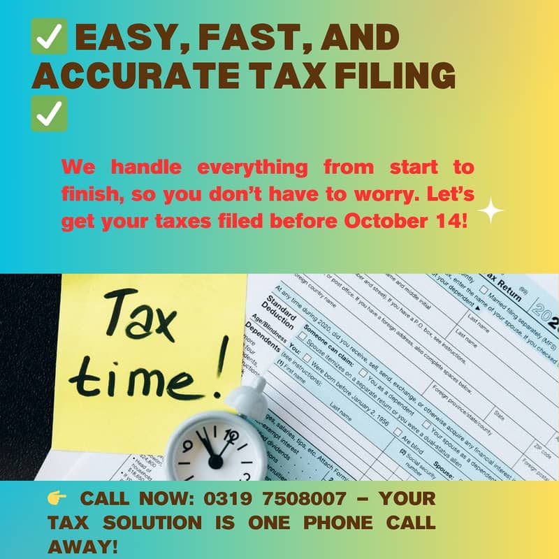 FBR/Tax Filer/NTN reg/Sales Tax/Income Tax Return. . 2