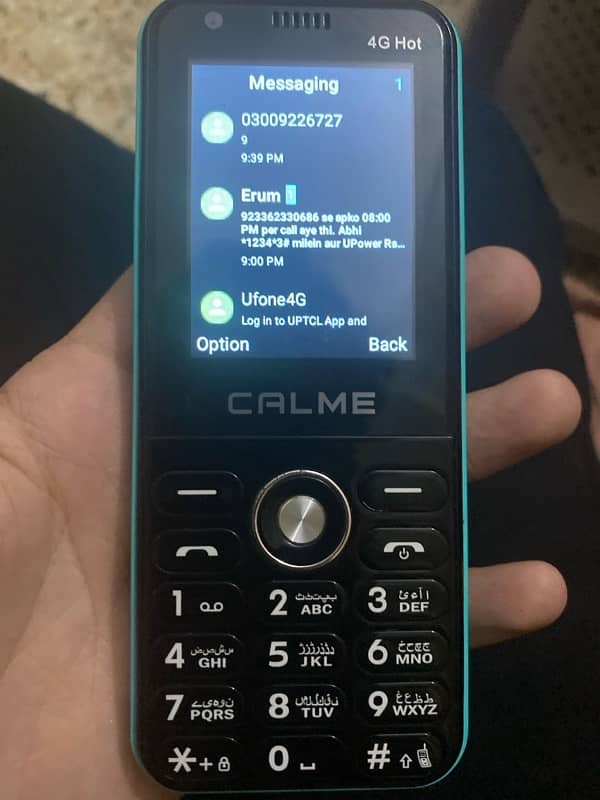 calme keypad 4g wifi mobile phone 0