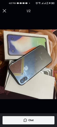 iphone X 64 waterproof pta approved with box