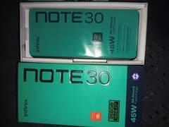 infinix note 30 4 month warranty all okay phone 0