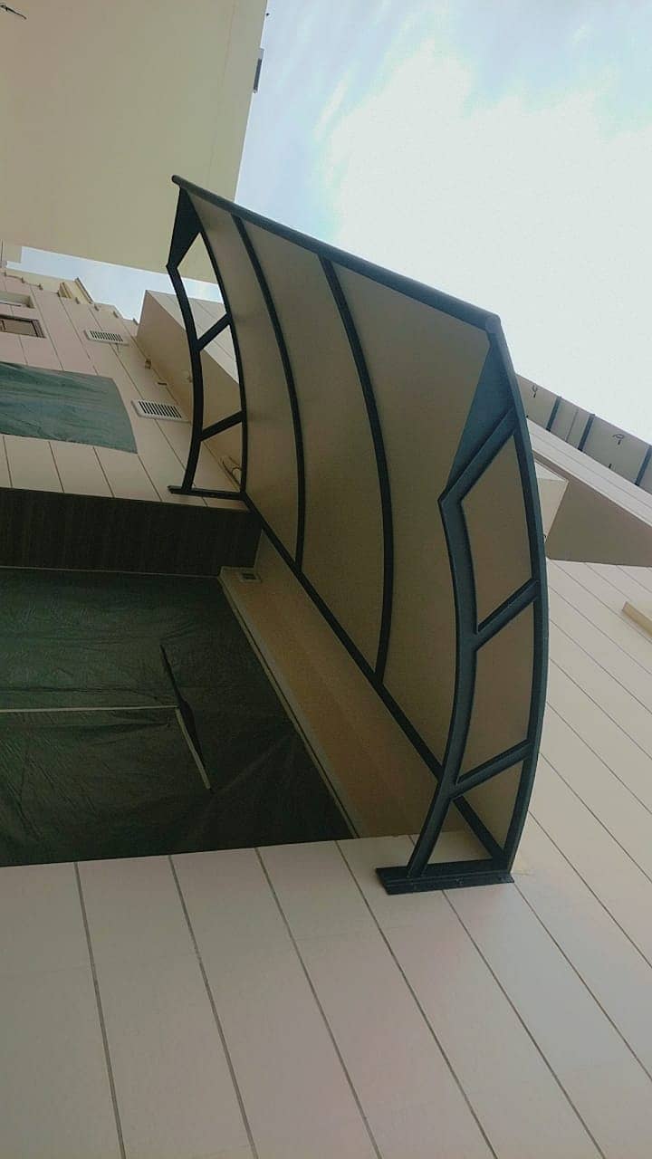 car parking shade\car shed\Fiber Shades\Tensile Shades in lahore 13