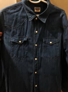 Denizen Levis original Denim shirt Large size