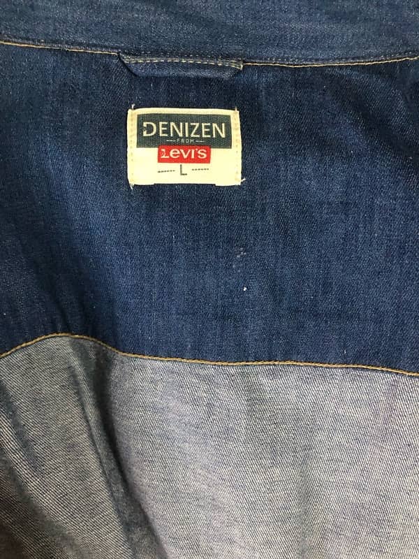 Denizen Levis original Denim shirt Large size 1