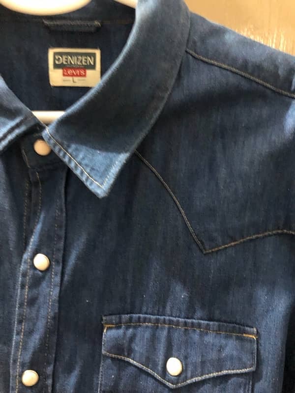 Denizen Levis original Denim shirt Large size 2