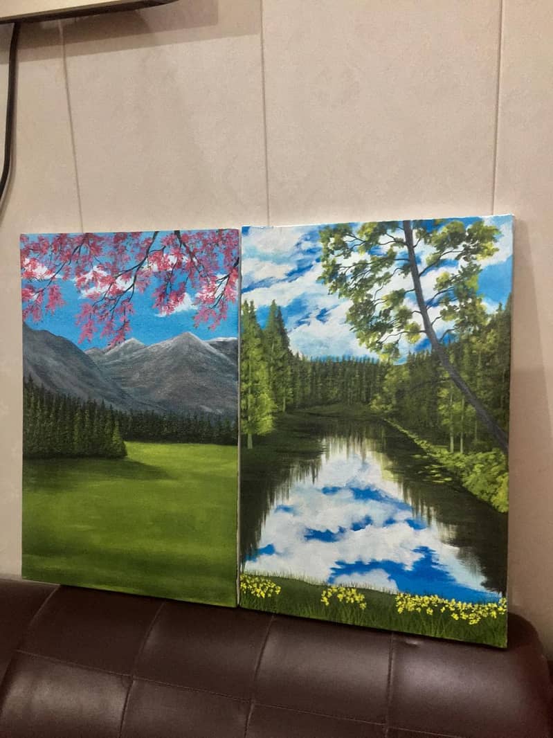 acrylic paintings are available for sale | beautiful landscape 3