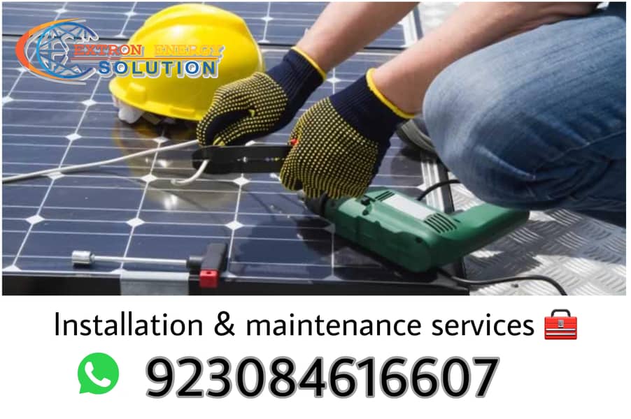 Solar Ongrid and Hybrid installation services available 3