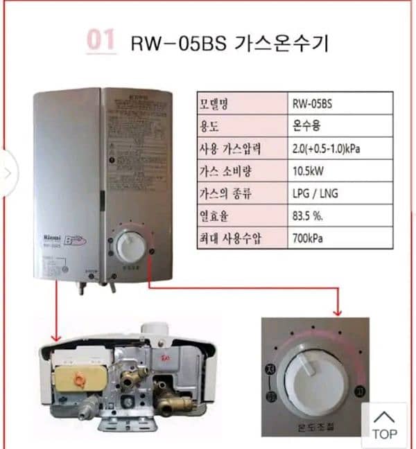 Rinnai Instant Geyser japanese Original Imported water heater 7