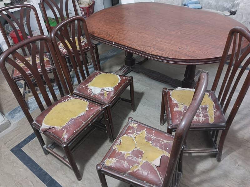 Dinning table with 6 chairs 1