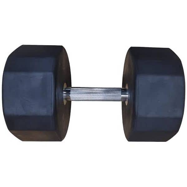 Slightly used 5.75 kg single Rubber Dumbell 0