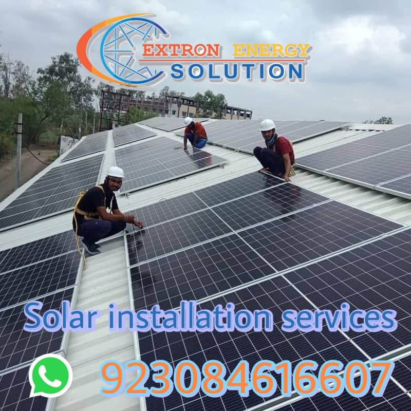 Solar Ongrid and Hybrid installation services available 3