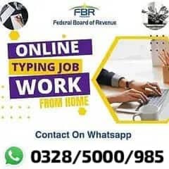 online job's   Assignment work  part time and full time work Available