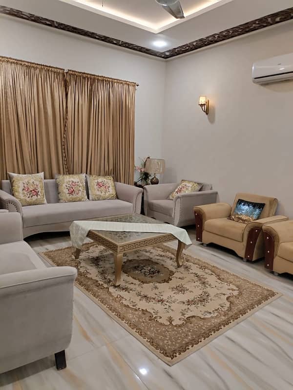 10 Marla fully furnished ground portion available for rent in bahria enclave Islamabad 0