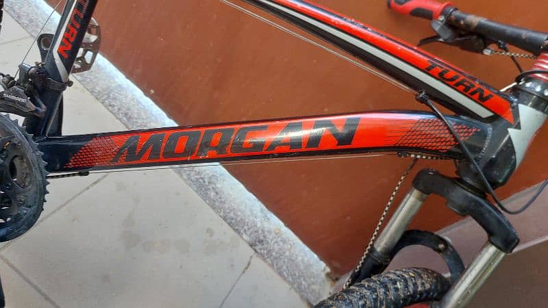 Morgan Red and black sporty Cycle for sale on best price 6