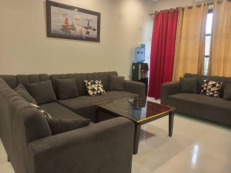 Fully furnished apartment available for rent in bahria enclave Islamabad 22