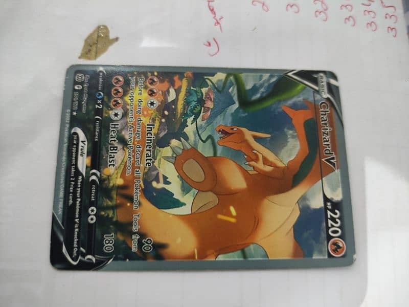 Charizard v new rare card pokemon 2