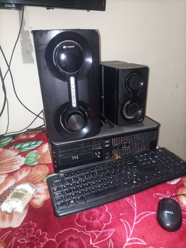 p 4 computer and woofer audionic vision 20 1