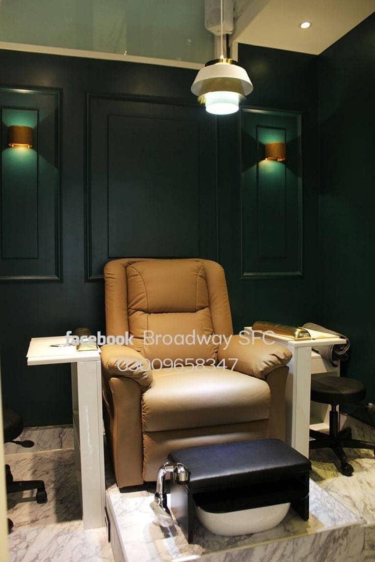 salon chair , saloon chair , hydraulic chair , facial bed ,nailstation 15