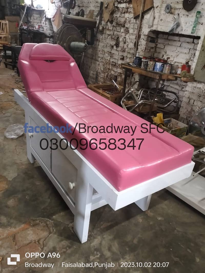 salon chair , saloon chair , hydraulic chair , facial bed ,nailstation 19