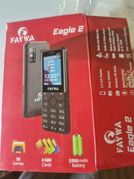 Faywa Eagle2 4sim mobile full box 0